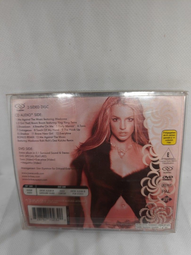 BRITNEY SPEARS- IN THE ZONE- DUAL DISC (Category: CDs & DVDs) located in Manila. Submitted by musiccdshopnew (Listing ID 1431190074, Image 2). Description: .
