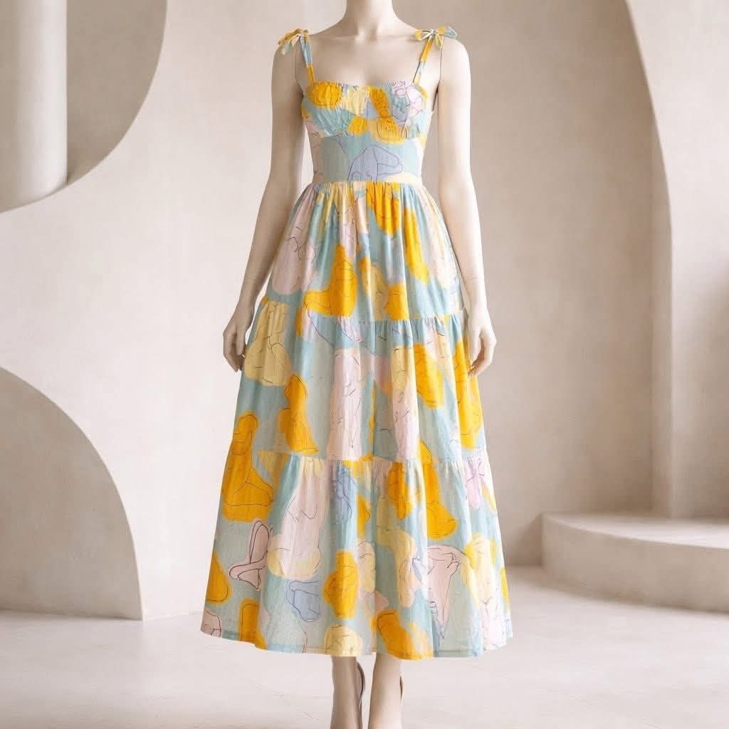 CLAUDIA PADDED MAXI DRESS (Category: Dresses) located in Cainta. Submitted by agirlnamedkatkatII (Listing ID 1431215313, Image 3). Description: CLAUDIA PADDED MAXI DRESS P380.00 FREESIZE CAN FIT FROM SMALL-LARGE FABRIC: CHALLIS FABRIC NOTE: PLEASE PROVIDE 2ND AND 3RD COLOR OPTIONS.