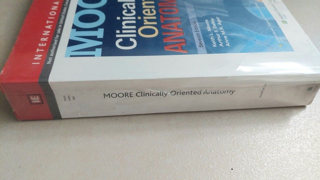 Clinically Oriented Anatomy by Moore (Category: Textbooks) located in Taguig. Submitted by danilc (Listing ID 1431206487, Image 3). Description: Clinically Oriented Anatomy by Moore 700 pesos Authentic Colored book Heavily Used Covered with Plastic Wrap (some tearing) Still with intact pages 50% of pages with highlights and notes Some post it with written notes Some stains on book edges RFS: Decluttering Payment: Gcash/ BPI Shipping: c/o buyer (T