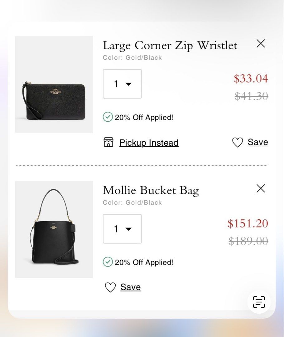 Coach Mollie 22 Bucket Bag (Category: Luxury Bags & Wallets) located in Bulacan. Submitted by bggwn (Listing ID 1431220005, Image 2). Description: Selling my preloved mollie 22- legit pasabuy from Coach US Outlet (bought for its sale price) barely used since im more into kili bags, permanent WFH na din No bakbak, need lang siguro ishine- since naiwan ko nakakabit yung strap dun sya nagkaron minimal oxidation, though not noticeable naman. .