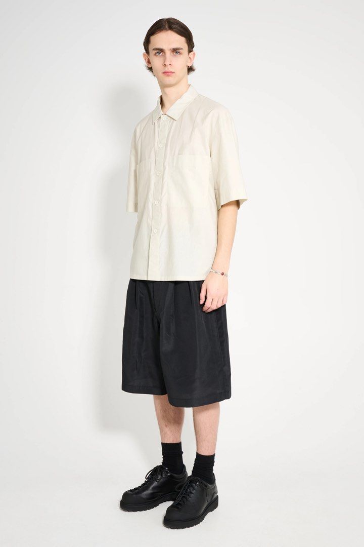 CDG Comme des garcons homme black linen shorts (Category: Shorts) located in Manila. Submitted by oneofmanymarks (Listing ID 1431192769, Image 2). Description: Linen blend shorts. Ordered from mytheresa Selling cause size is too small for me. Tag removed but never worn just fitted..