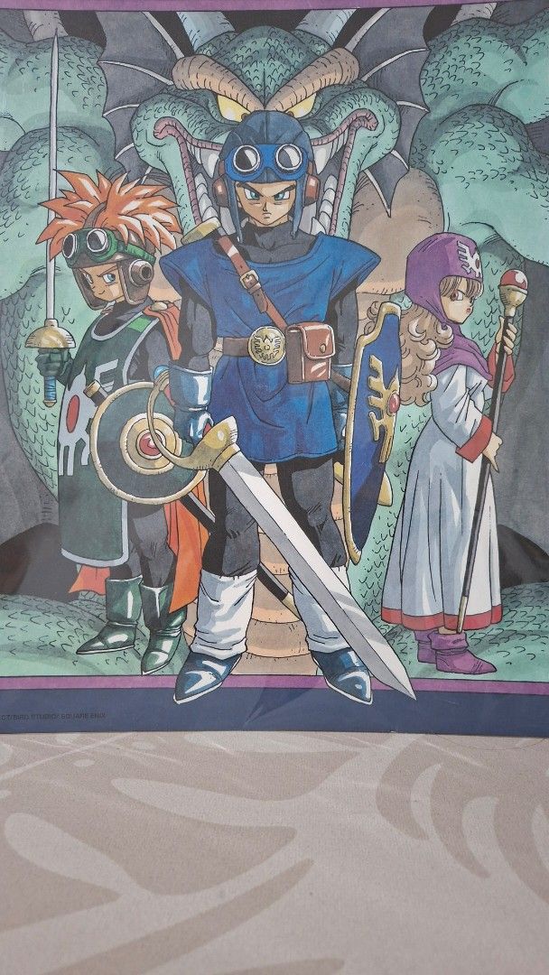Dragon Quest Poster Art (Category: Art & Prints) located in Imus. Submitted by pick_and_dig (Listing ID 1431275303, Image 3). Description: Dragon Quest 1 & 2 Visual Board/Poster Art Board Official Size: 16 in x 12 in. Art by Akira Toriyama. Payment via GCash or Maya .