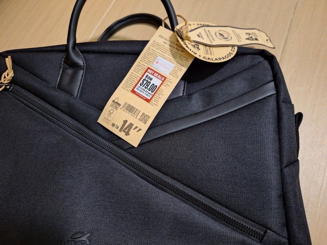 Galapagos 14" Laptop Bag - Black480309379670353920
