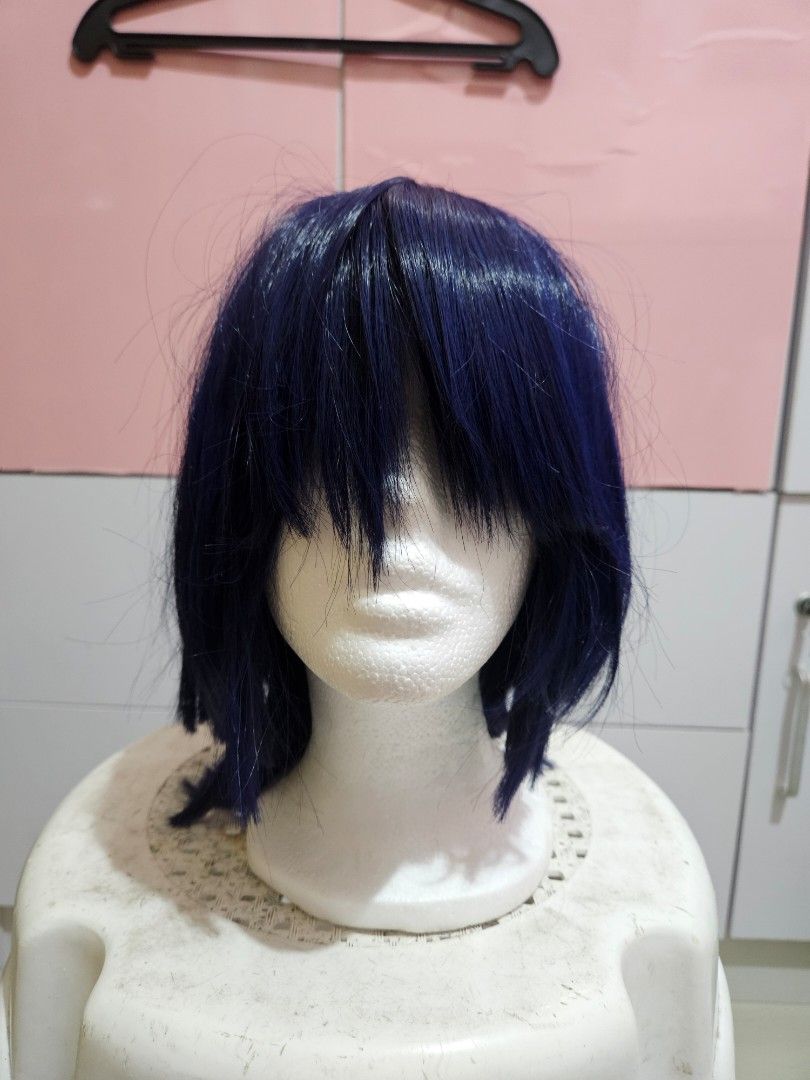 Genshin Impact Scaramouche Wig (Category: Hair Accessories) located in Bulacan. Submitted by _luffytaro (Listing ID 1431231058, Image 2). Description: needs to be styled mop: gcash/gotyme mod: j&t.