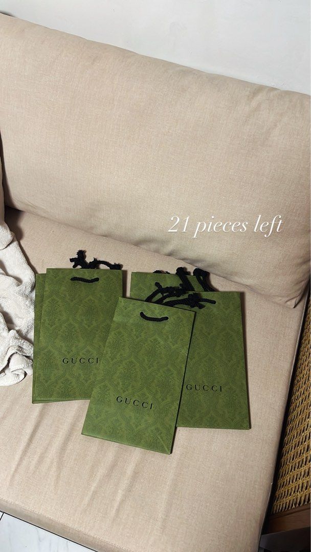 Gucci Paper Bag (Category: Luxury Bags & Wallets) located in Manila. Submitted by monicagellerbing__ (Listing ID 1431310947, Image 1). Description: .