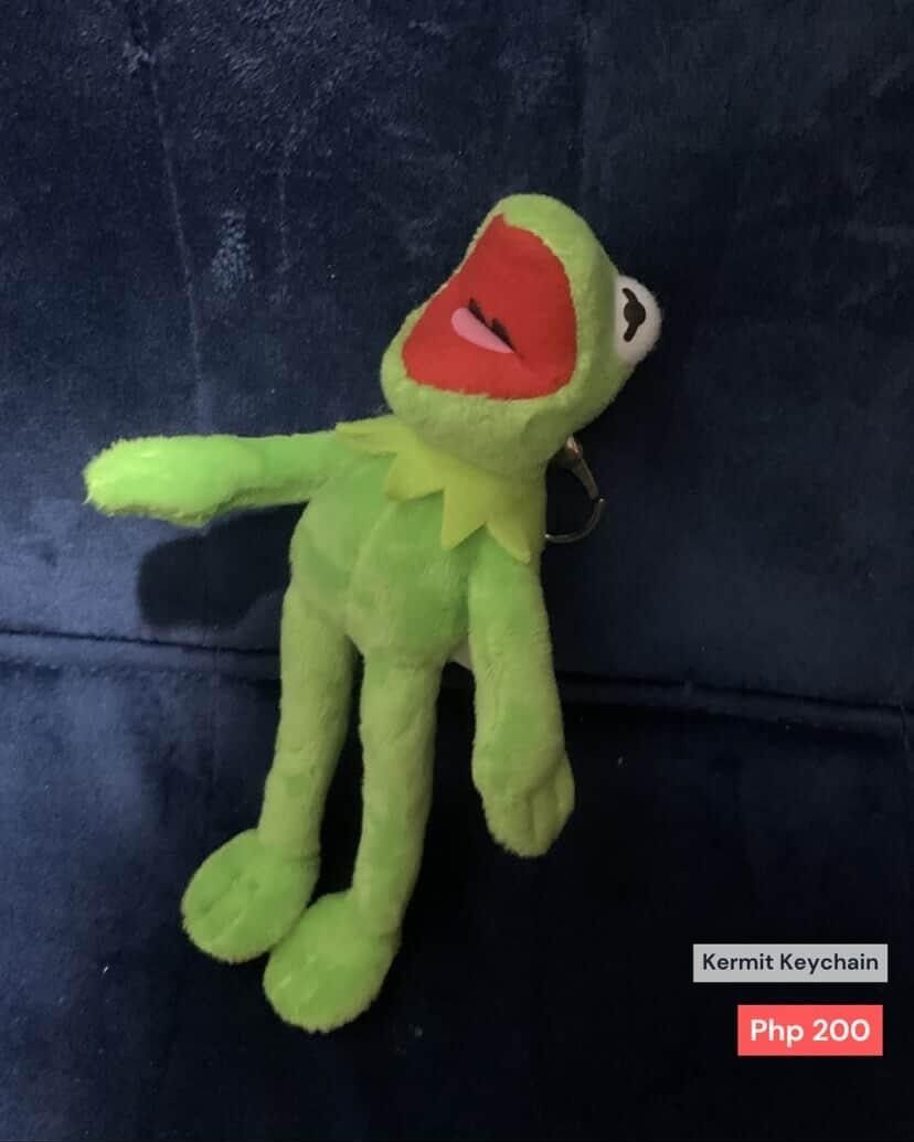 Kermit the Frog Keychain (Category: Character Goods) located in Quezon City. Submitted by rcf28 (Listing ID 1431223160, Image 1). Description: MOP: Gcash/Bank Transfer Batasan Location Used Condition.