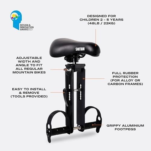 Kids Ride Shotgun - Front Mounted Child Bike Seat and Handlebar Accessory Combo Pack | Made for Moun (Category: Parts & Accessories) located in Singapore. Submitted by thecommongoods.sg (Listing ID 1431357264, Image 3). Description: Kids Ride Shotgun - Front Mounted Child Bike Seat and Handlebar Accessory Combo Pack | Made for Mountain Bikes Bend your tear from 2 to 5 years - Designed for children from 2 to 5 years with a weight of up to 22 kg Su