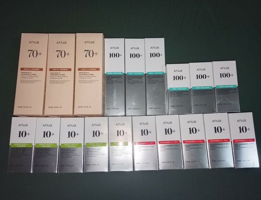 Korean skincare mix brands (Category: Face Care) located in Caloocan City. Submitted by ciciessentials (Listing ID 1431336716, Image 2). Description: Available onhand below srp open for take all pm me.