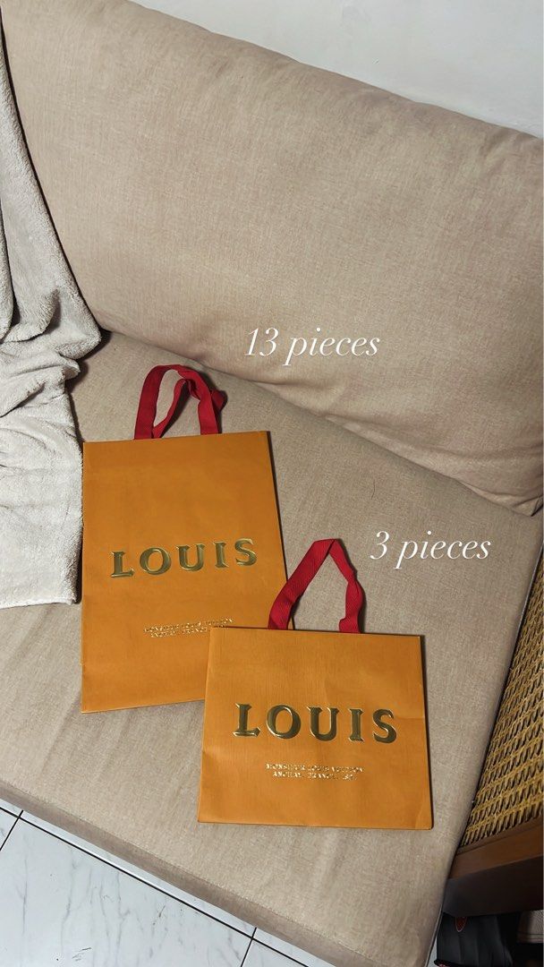 Louis Vuitton Paper Bags (Category: Luxury Bags & Wallets) located in Manila. Submitted by monicagellerbing__ (Listing ID 1431314061, Image 1). Description: .