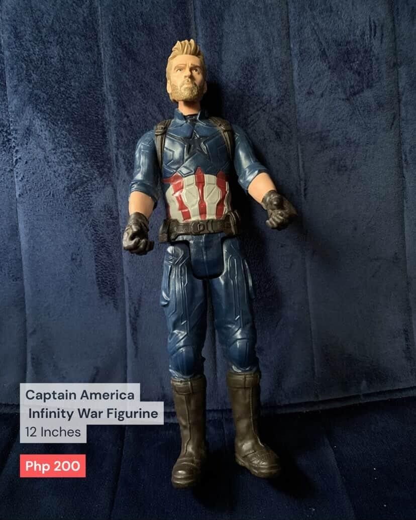 Marvel Figures (Category: Figurines & Statues) located in Quezon City. Submitted by rcf28 (Listing ID 1431222429, Image 2). Description: Marvel Legends Frogman, Unused MISB: 900 PHP Loose Marvel Figures Captain America: 200 PHP Spider-man Set: 250 Php each, 600 Php for Set Located: Batasan QC MOP: Gcash/Bank Transfer.