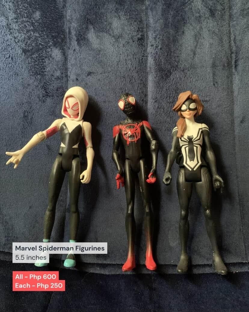 Marvel Figures (Category: Figurines & Statues) located in Quezon City. Submitted by rcf28 (Listing ID 1431222429, Image 3). Description: Marvel Legends Frogman, Unused MISB: 900 PHP Loose Marvel Figures Captain America: 200 PHP Spider-man Set: 250 Php each, 600 Php for Set Located: Batasan QC MOP: Gcash/Bank Transfer.