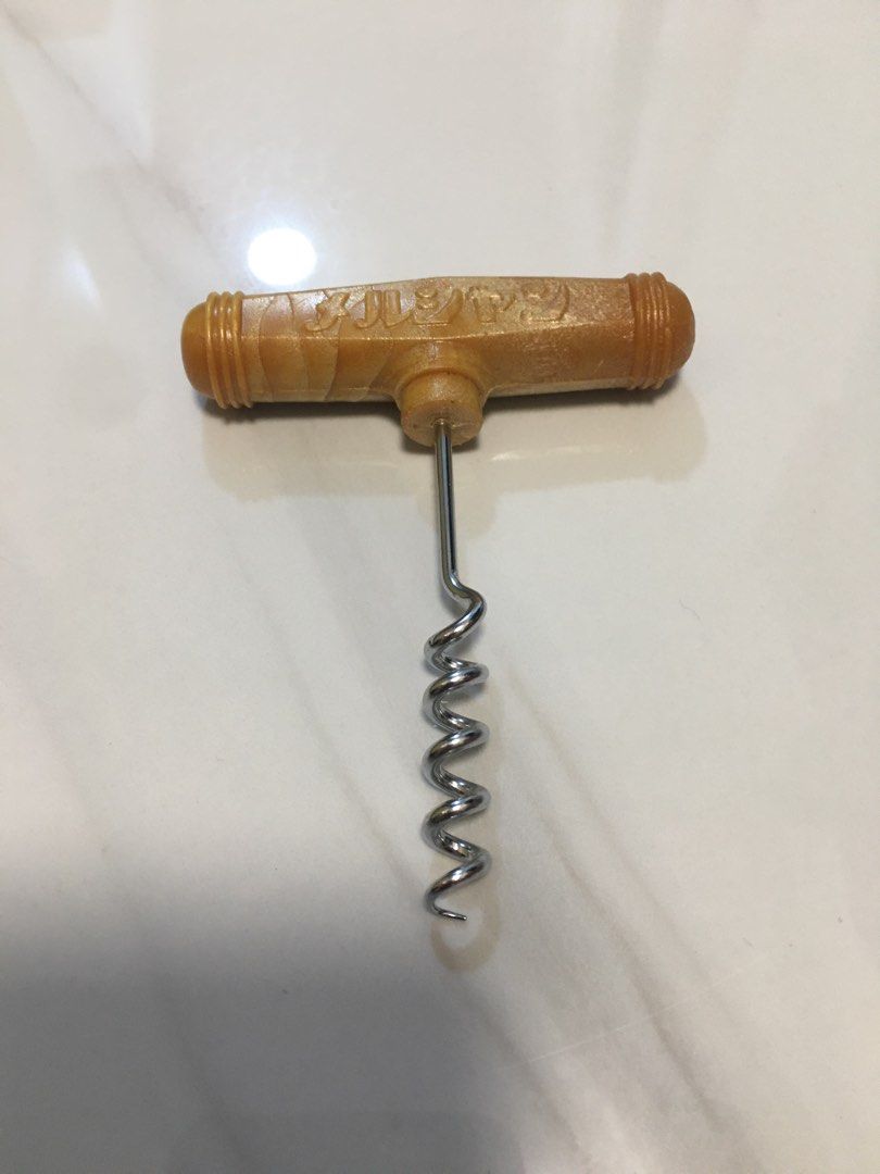 MERCIAN CORKSCREW (Category: Other Kitchenware & Tableware) located in Pasay City. Submitted by gilbertso62551 (Listing ID 1431315475, Image 2). Description: - MERCIAN CORKSCREW - Features a wooden/plastic handle and metal corkscrew - Ideal for opening wine bottles - Classic design - MEASURES 3.6”.