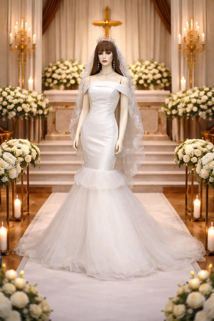 Mermaid cut wedding gown (Category: Evening dresses & gowns) located in Dasmarinas. Submitted by legitbeauty08 (Listing ID 1431312408, Image 2). Description: .