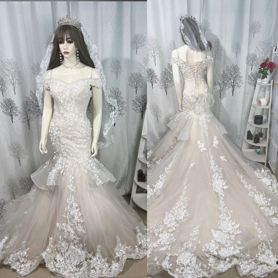 Mermaid cut wedding gown (Category: Evening dresses & gowns) located in Dasmarinas. Submitted by legitbeauty08 (Listing ID 1431312408, Image 3). Description: .