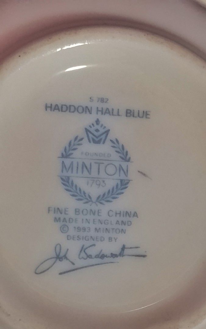 Minton blue mugs (Category: Coffee & Tea Tableware) located in Cabanatuan. Submitted by miss.maia (Listing ID 1431185847, Image 3). Description: 1pc avail.