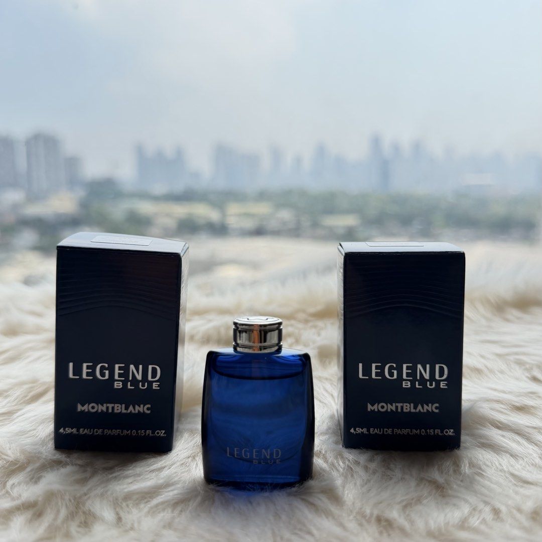Montblanc Legend Blue EDP ( 4.5ml) (Category: Fragrance & Deodorants) located in Mandaluyong City. Submitted by abyssph (Listing ID 1431290993, Image 1). Description: 💙 AVAILABLE 💙 Clean. Fresh. Confident. ✨ A deeper take on fresh scent — hindi lang amoy bagong ligo, may konting warmth na nakaka-attract 😮‍🔥 Perfect for: ✔️ Dates ✔️ Night out ✔️ Everyday na may dating 😏 💸 ₱550 only ✔️ Authentic ✔️ With batch code & expiration ✔️ Sourced from