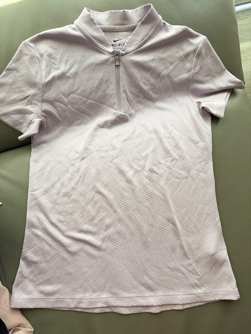 Nike Dri-Fit Top (Category: Activewear) located in Manila. Submitted by declutteringacct (Listing ID 1431275814, Image 1). Description: Color is lilac.