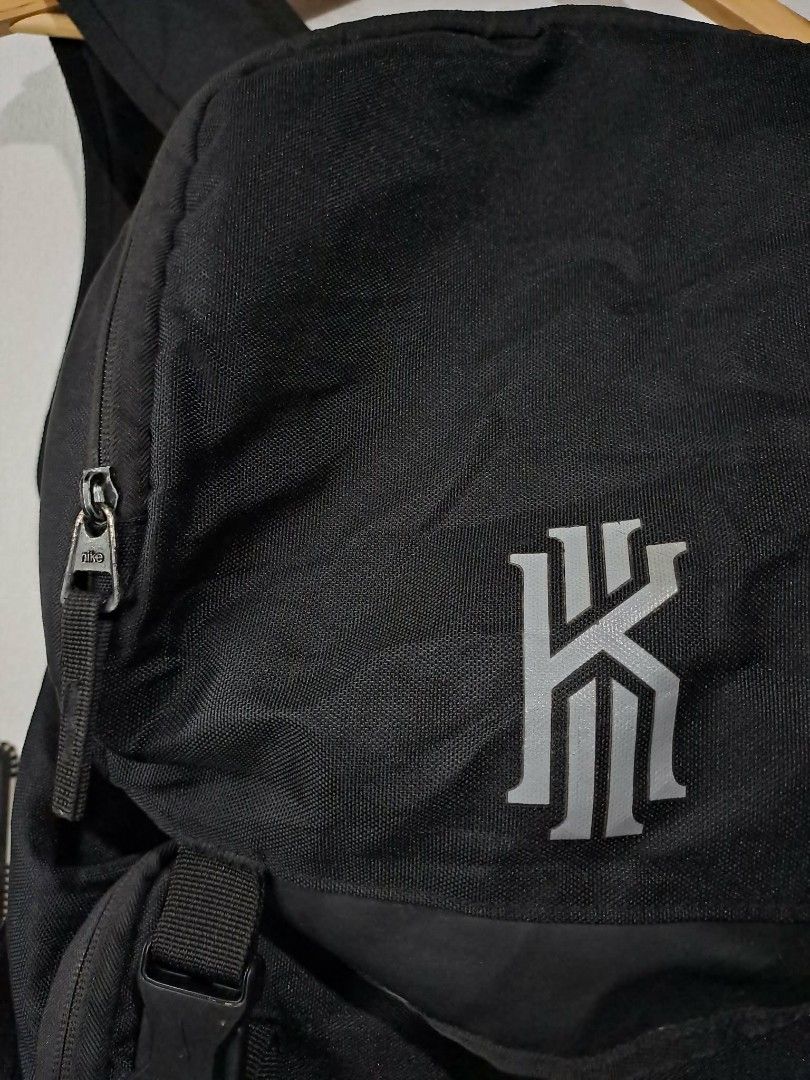 Nike FB Centerline Kyrie Irving (Category: Backpacks) located in Manila. Submitted by yaseen__73 (Listing ID 1431342929, Image 3). Description: Authentic Nike Kyrie Irving Backpack Printed With Big Embossed Nike Logo at the Back Color : Black Dimensions: W18 x L25 - All Zipper Worked Well - With Minimal Scratch on the Puller - Minimal Scratch on Print (See Photo) - Color Rate: 10/10 - Condition: 4.9/5 🔥 PRE - OWNED 🔥 Asking Price: 1, 950.00 or 