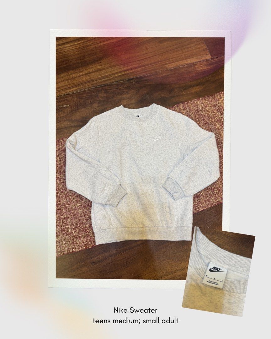 Nike Sweater (Category: Coats, Jackets and Outerwear) located in San Fernando. Submitted by a.de.clutter (Listing ID 1431275688, Image 1). Description: Original Used once Teens size Medium .