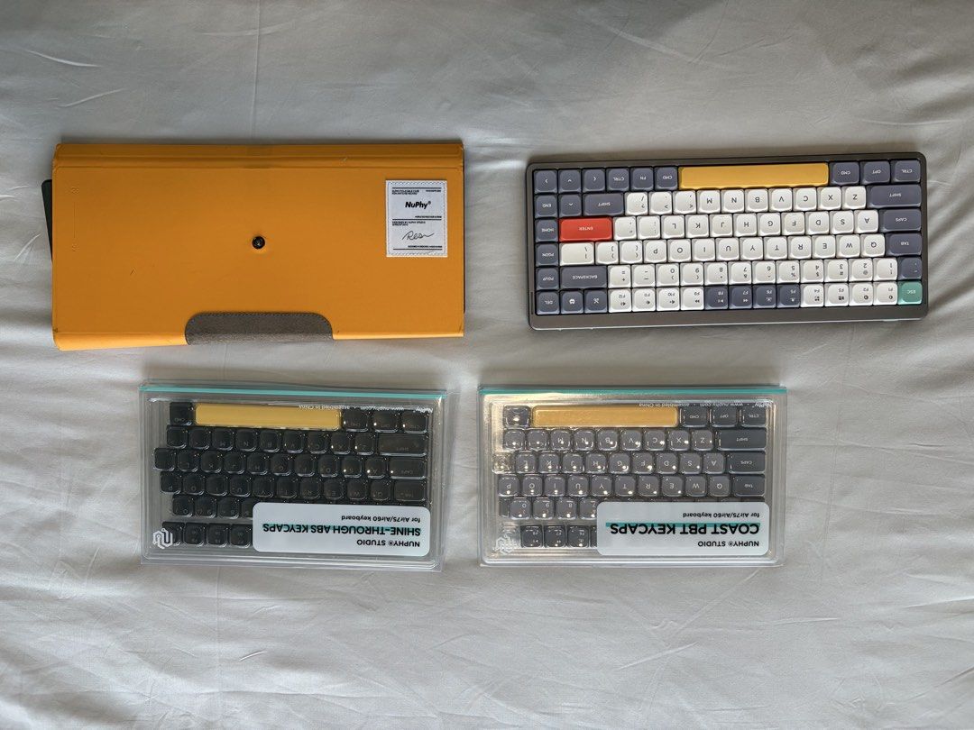 Nuphy Air75 Keyboard + Keycaps + Cover, Computers & Tech, Parts ...