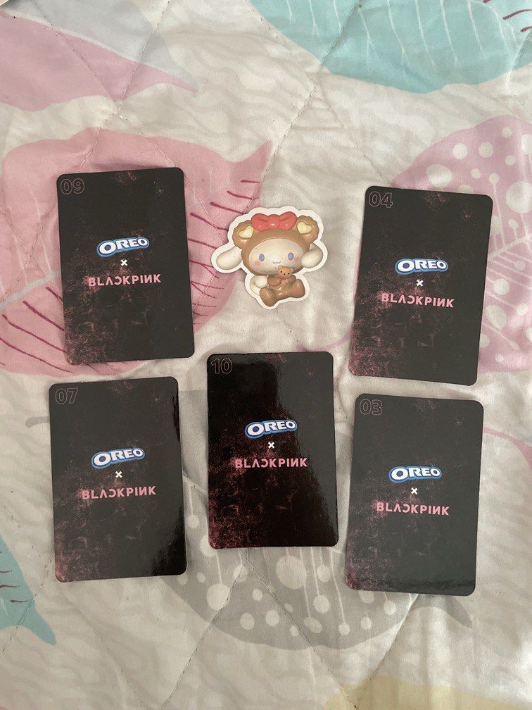 OREO x BLACKPINK PHOTOCARD (Category: K-Wave Merchandise) located in Manila. Submitted by gentlyyours_v (Listing ID 1431191240, Image 2). Description: AUTHENTIC FROM OREO PACKAGES 💰 Price: ₱150.00 (Gcash Payment) ; ₱50 if tingi 📍 Location: Metro Manila 🚚 Delivery Options: Lalamove / GoGo Xpress 📦 Shipping fee shouldered by buyer 📬 Shipment Every SATURDAYS / FRIDAYS.