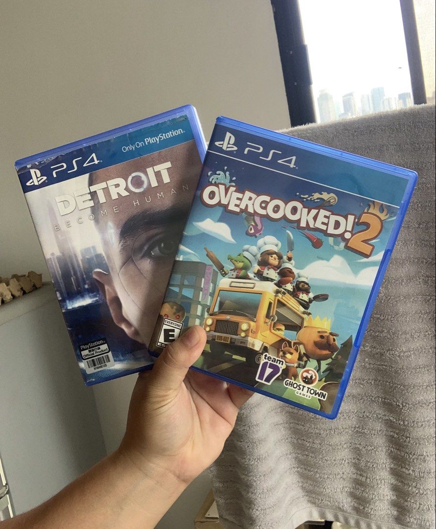 Overcooked 2 PS4 Game (Category: PlayStation) located in Taguig. Submitted by courtsidecollection (Listing ID 1431188111, Image 1). Description: Overcooked 2 - 999 Detroit - 450 Nego pa konti Pwede din as pack 📍 Taguig Location.