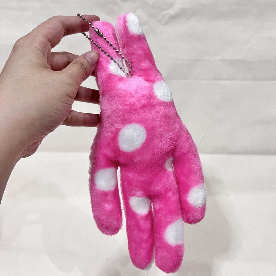 Pink Polka Dot Rabbit Bootleg Craftholic Stuffed Toy Keychain (Category: Plushies & Soft Toys) located in Antipolo. Submitted by aristocath (Listing ID 1431350905, Image 3). Description: ✅ Like new and no flaws ✅ Not branded but very good quality! ✅ Cute and pansinin on bags ✨ ☺️ Please feel free to make an offer! Payment options: ❤️ Cash on Delivery thru LBC door to door (min. COD amt of Php100) ❤️ Pay first with SF thru GCash.