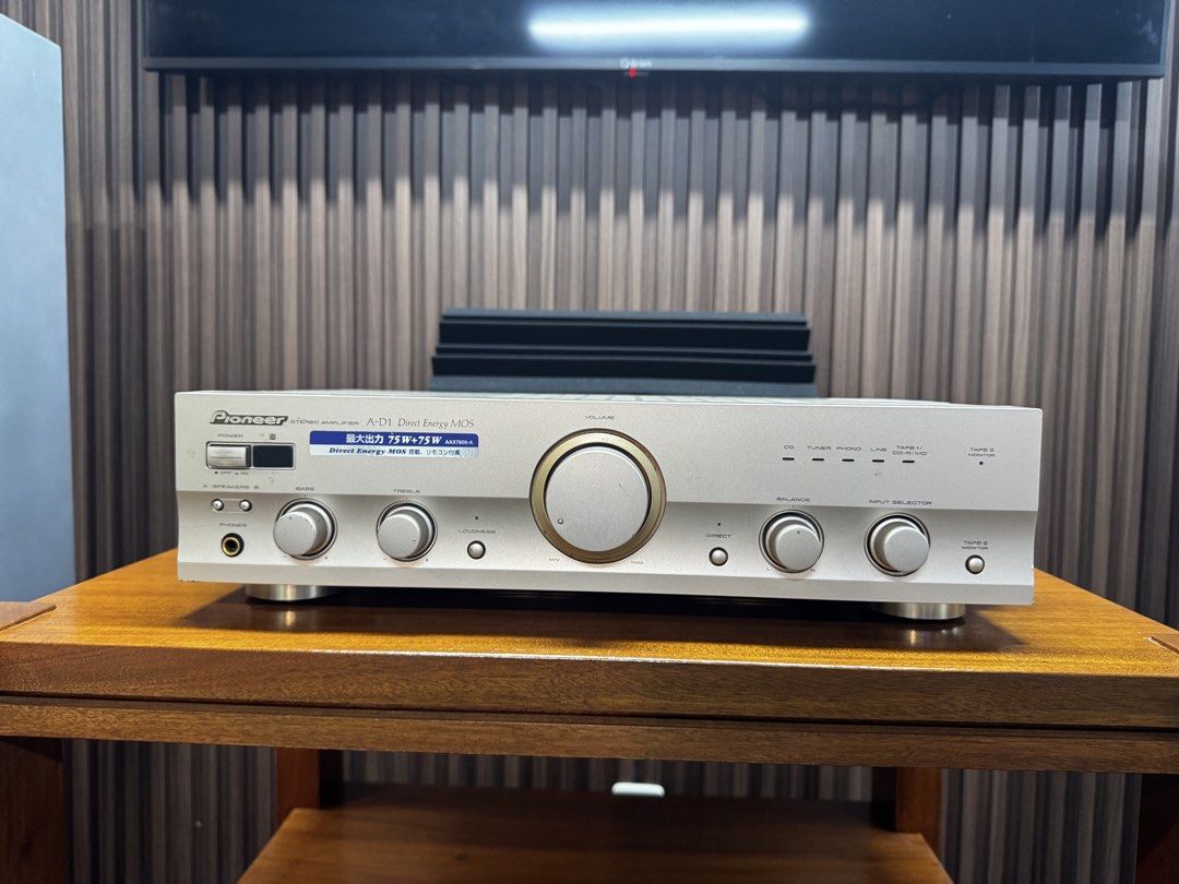 Pioneer A-D1 Integrated Amplifier DORO’s Electronics (Category: Soundbars, Speakers & Amplifiers) located in Manila. Submitted by doroselectronics (Listing ID 1431369597, Image 2). Description: 35W intefrated amplifier Quality Sound .
