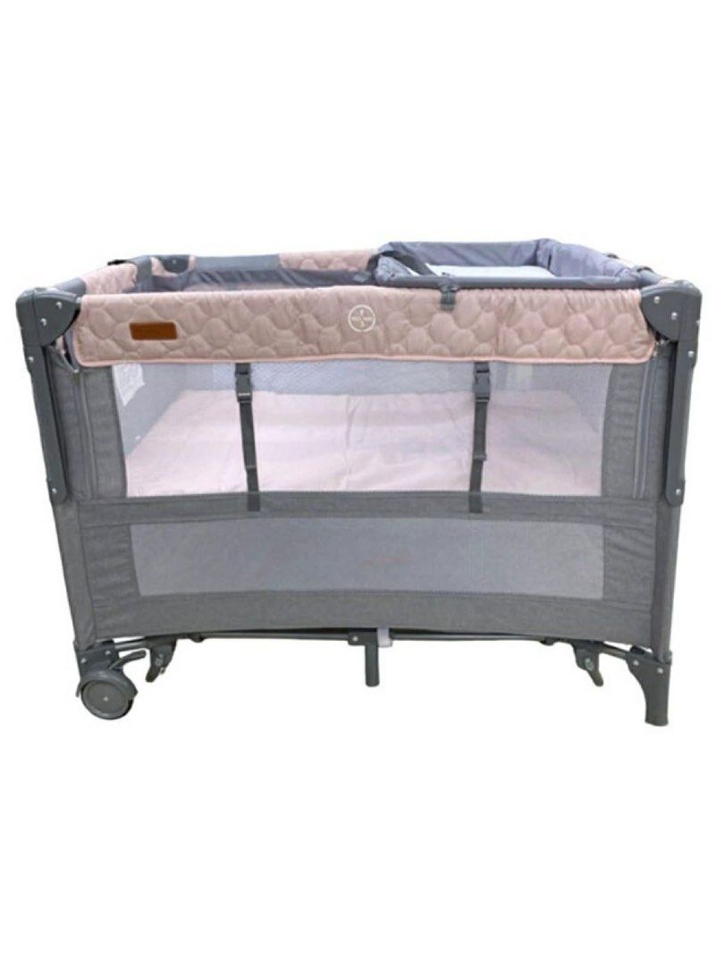 Preloved - 3-in-1 Co-Sleeper Playpen (PP-720) (Category: Cots & Cribs) located in Bulacan. Submitted by ladyjagged (Listing ID 1431328769, Image 2). Description: 3-in-1 Co-Sleeper Playpen is perfect for newborns up to toddlers—combining comfort, safety, and convenience in one! ✨ Condition: • Preloved, well taken care of • Clean and fully functional • Minimal signs of use ✨ Why Buy This? ✔️ Saves space (3-in-1 design) ✔️ Great for newborn to toddl