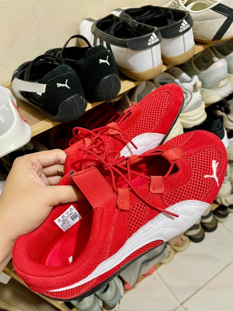 Puma Speedcat Go Red Ballet Shoes (Category: Sneakers) located in Quezon City. Submitted by tatijoizz (Listing ID 1431223336, Image 3). Description: - seemingly brand new condition - size 23.5CM, US 7 (US 6.5 sa nike), EUR 37.5 - payment first 📍Quezon City.