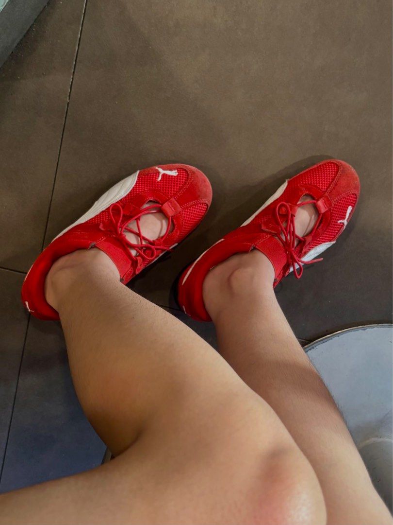 Puma Speedcat Go Red Ballet Shoes (Category: Sneakers) located in Quezon City. Submitted by tatijoizz (Listing ID 1431223336, Image 2). Description: - seemingly brand new condition - size 23.5CM, US 7 (US 6.5 sa nike), EUR 37.5 - payment first 📍Quezon City.