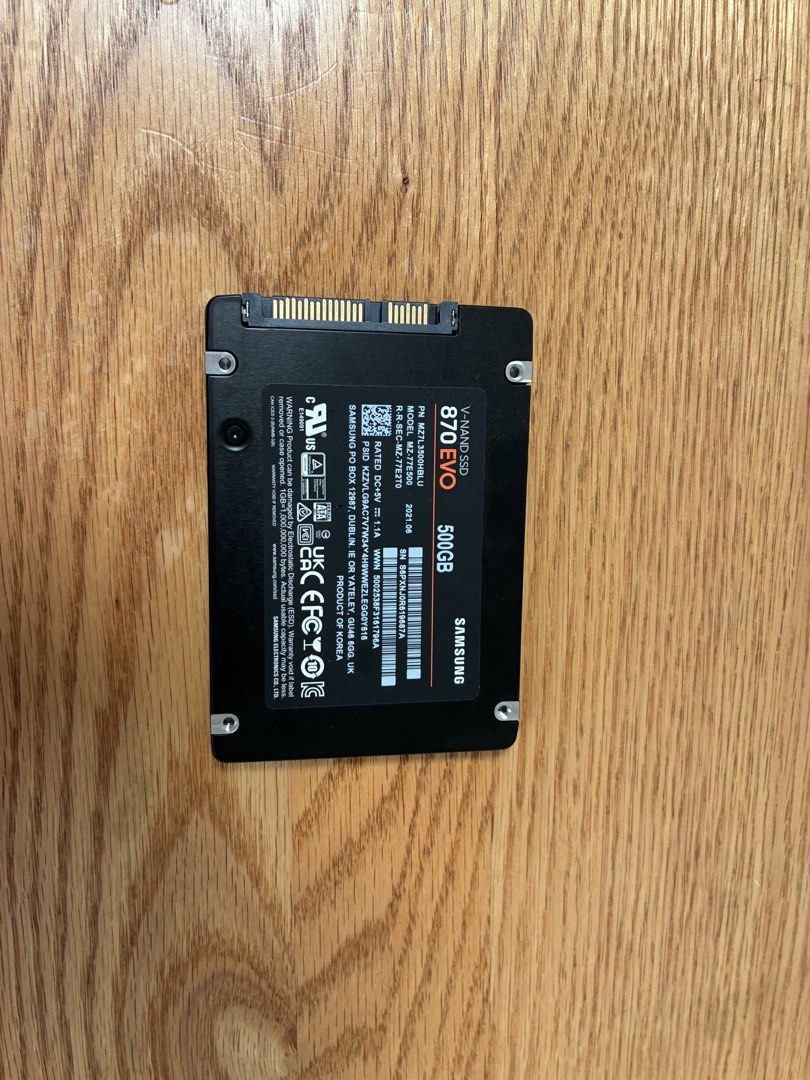 Samsung 870 EVO 500GB SSD