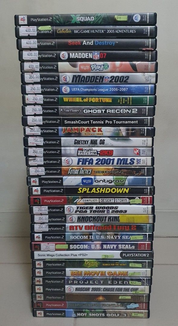Selling 70+ Ps2 Video Games (Category: PlayStation) located in Quezon City. Submitted by itemsforadoption (Listing ID 1431302999, Image 3). Description: Rfs: Its 2026! Happy New Year! Hoping you have a good year ahead of you! If you have questions feel free to send a message. Though I'll most likely be able to reply from 10am to 8pm. Please be patient and understanding. Decluttering games and items that I've picked up or for friends and family. S
