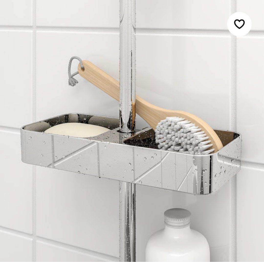 Shower Rod Storage Rack, Furniture & Home Living, Bathroom & Kitchen ...