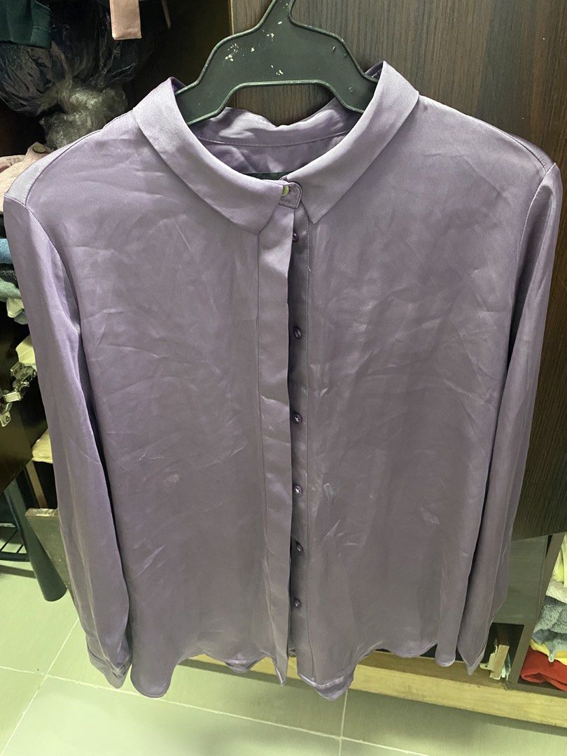 Silk longsleeves (Category: Longsleeves) located in Rizal. Submitted by decluttermommaa (Listing ID 1431274460, Image 1). Description: Purchased in kuwait.