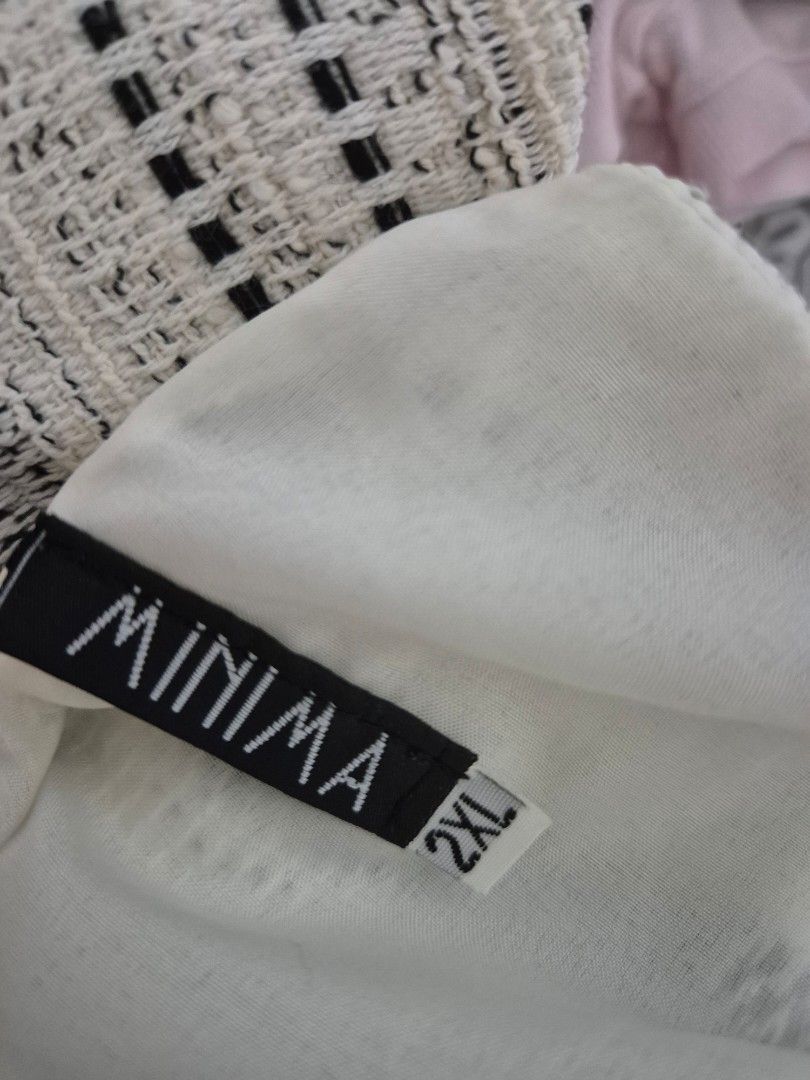 Cream with stripe dress (Category: Dresses) located in Manila. Submitted by sorayabarr50152 (Listing ID 1431301636, Image 2). Description: Dress features a striped pattern in neutral tones. It has short sleeves and a fitted waist, accentuated by a black belt. It can fit Large to XL..