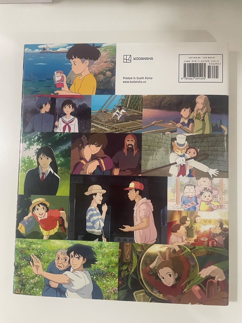 Studio Ghibli: The Complete Works Book (Category: Storybooks) located in Las Pinas. Submitted by strandedonarock (Listing ID 1431251416, Image 2). Description: Studio Ghibli: The Complete Works 💫 Preloved | From personal collection Condition: - Like new - Clean, neat pages - Little to no signs of use 🎬 Book features a collection of Studio Ghibli's complete works. It includes various movie posters and scenes from popular Ghibli films. The book i