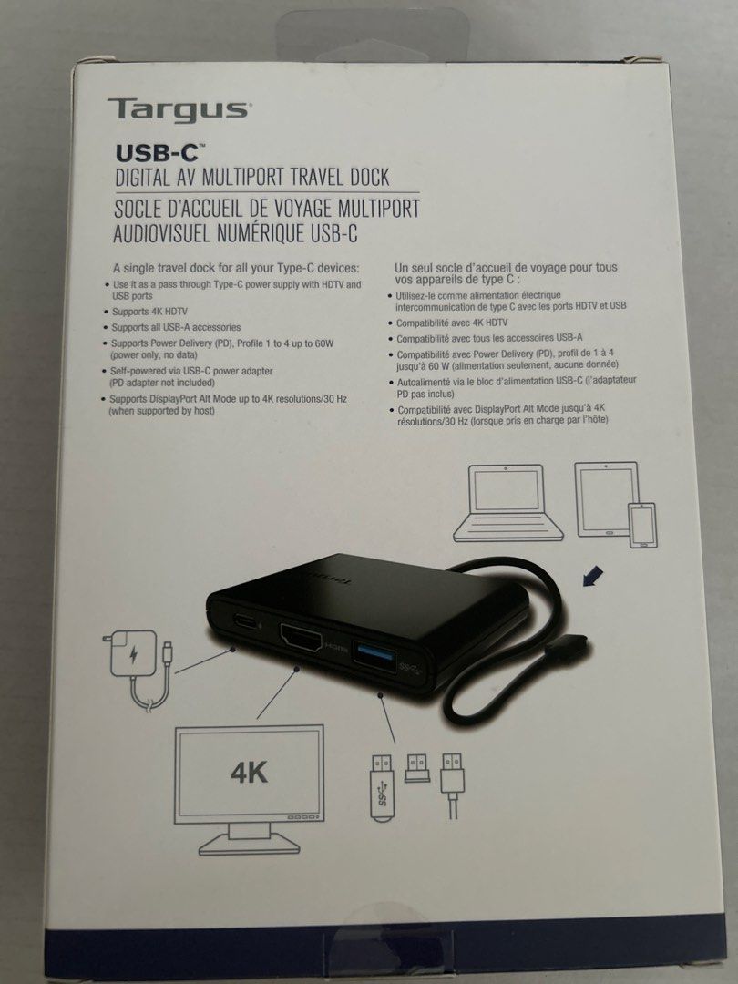 Targus USB-C Digital AV Multiport Travel Dock506197495441018881