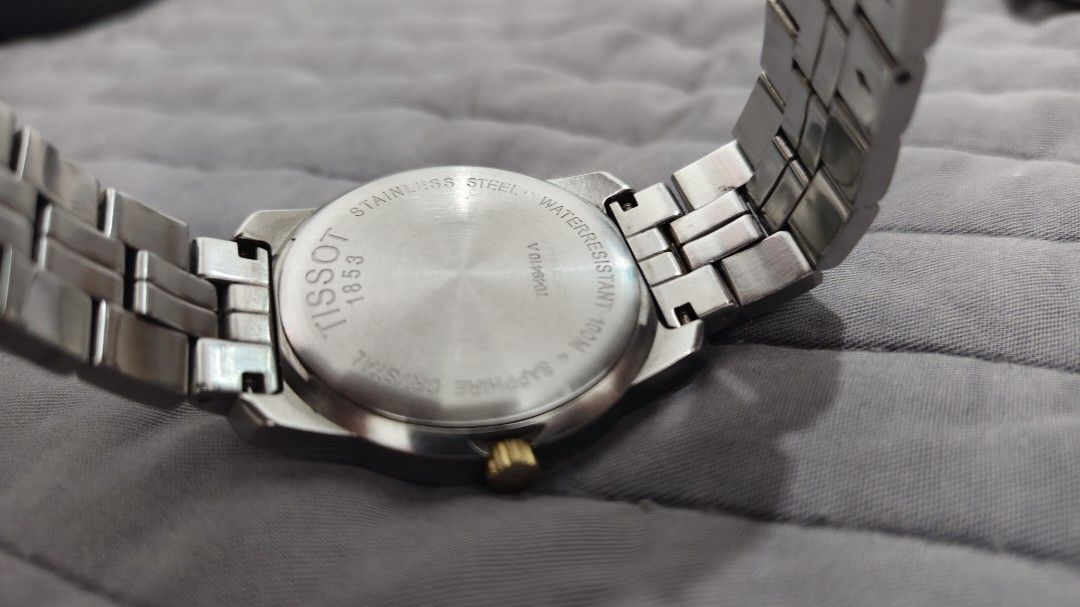 Tissot PR 100 Two-Tone (Category: Luxury Watches) located in Cebu City. Submitted by aceoftime (Listing ID 1420162136, Image 3). Description: Tissot PR 100 Ref: T049410A Swiss quartz w/ date 2 tone Sapphire Glass Swiss Made watch only Videos and additional photos will be provided thru vbr/msgr that we can also further discuss other details. Our Guarantee: 💯 Authentic All watches are checked by our experienced tech to ensure good functionality Pl