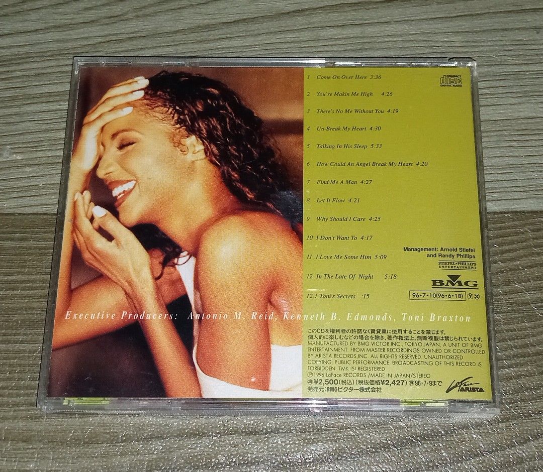 TONY BRAXTON - SECRETS CD (Category: CDs & DVDs) located in Talavera. Submitted by thalifan46 (Listing ID 1431324865, Image 3). Description: TONY BRAXTON - SECRETS CD.