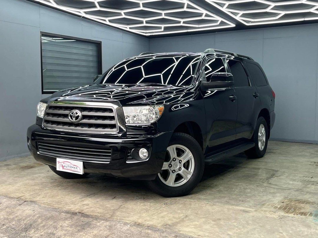 Toyota Sequoia (Category: Used Cars) located in Quezon City. Submitted by automax1120 (Listing ID 1431238129, Image 1). Description: 𝟮𝟬𝟭𝟱 𝗧𝗢𝗬𝗢𝗧𝗔 𝗦𝗘𝗤𝗨𝗢𝗜𝗔 ₱2.588m- Negotiable Upon Viewing Automatic Transmission Gasoline Engine 19TKMS Only Well Maintained Upgraded Interior & Captain Seats Sunroof Very Well Kept Clean Papers | Money Back Guarantee 100% Not Flooded or Collided Open for Cash | Trade-In | Financing (Guaranteed Fast Appr