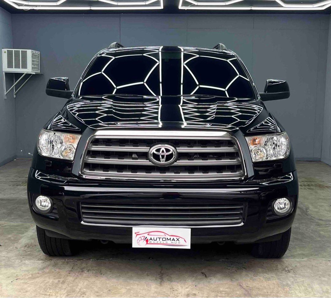 Toyota Sequoia (Category: Used Cars) located in Quezon City. Submitted by automax1120 (Listing ID 1431238129, Image 2). Description: 𝟮𝟬𝟭𝟱 𝗧𝗢𝗬𝗢𝗧𝗔 𝗦𝗘𝗤𝗨𝗢𝗜𝗔 ₱2.588m- Negotiable Upon Viewing Automatic Transmission Gasoline Engine 19TKMS Only Well Maintained Upgraded Interior & Captain Seats Sunroof Very Well Kept Clean Papers | Money Back Guarantee 100% Not Flooded or Collided Open for Cash | Trade-In | Financing (Guaranteed Fast Appr