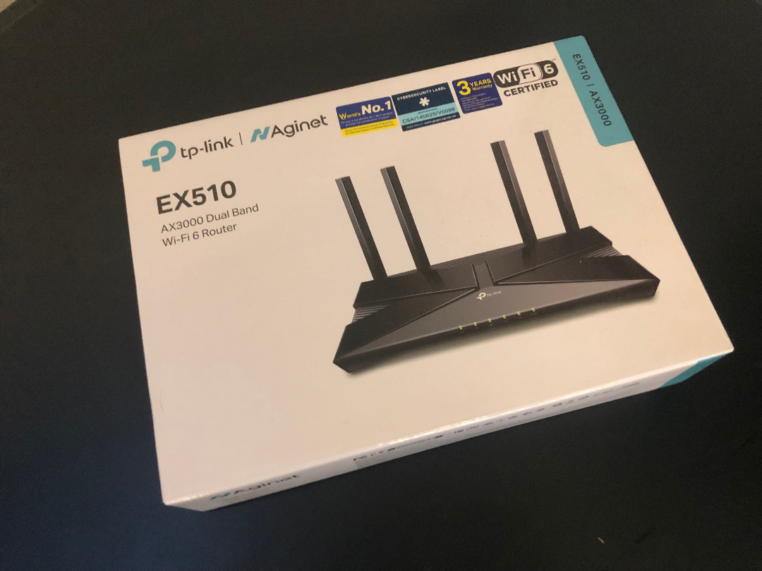 TP-Link Aginet EX510 AX3000 Dual Band Wi-Fi 6 Router | Brand New In Box ...