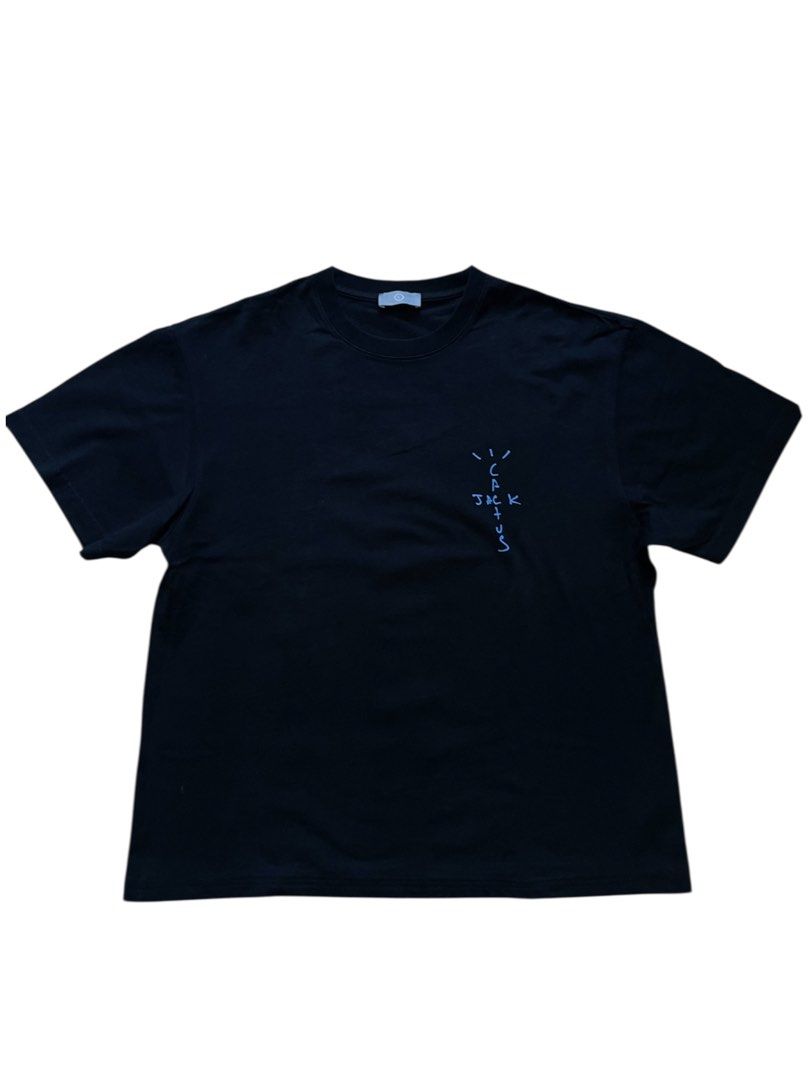Travis Scott Astronomical Cactus Jack T-shirt (Category: Tshirts & Polo Shirts ) located in Manila. Submitted by commonselection (Listing ID 1431184546, Image 2). Description: Travis Astronomical Cropped boxy Large 27 x 22 Issue: Hairline cracks on Flame. Please see last photo. Thank you.