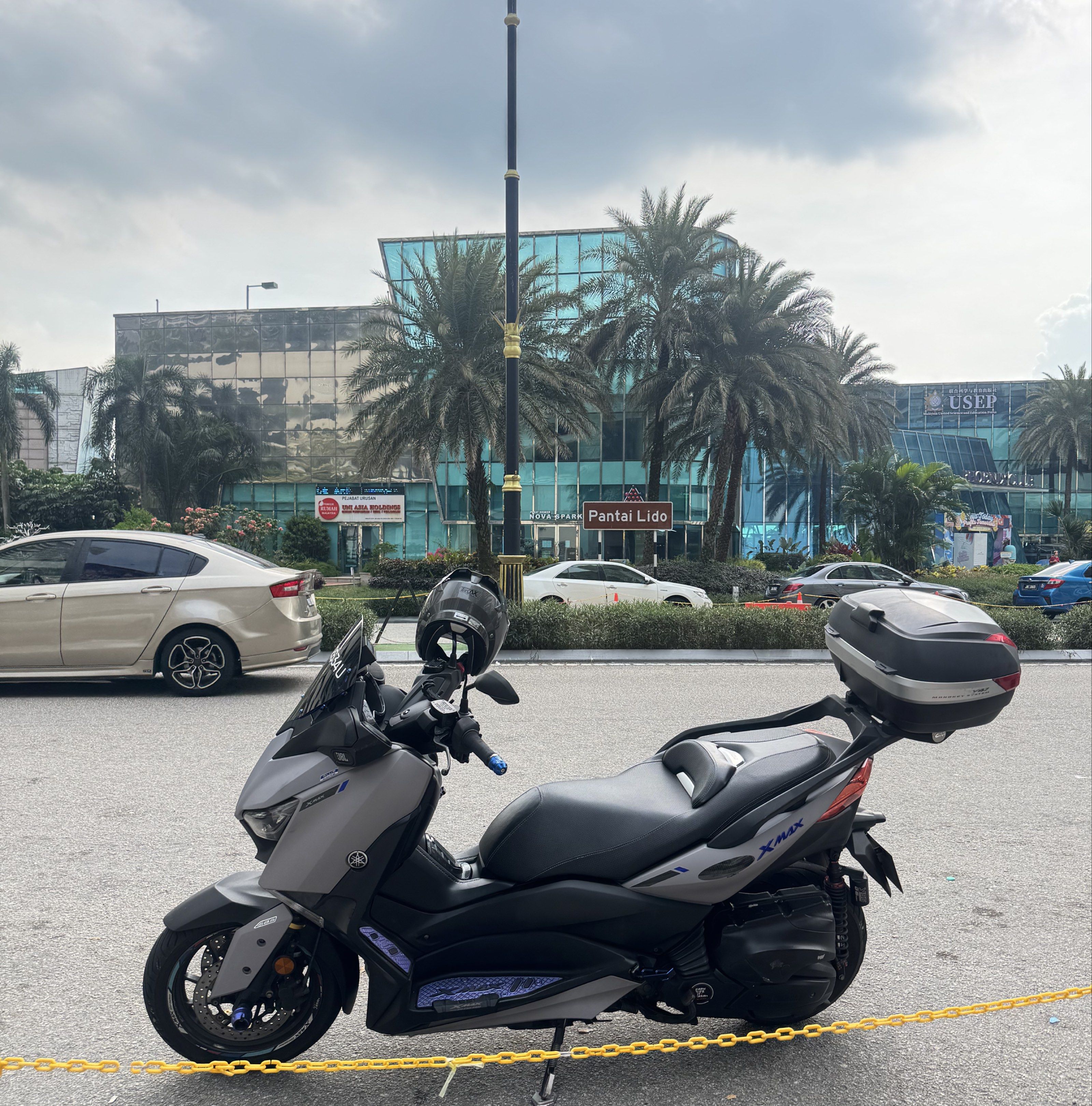 Xmax Box Xmax rack and box, Motorcycles, Motorcycle Accessories on Carousell