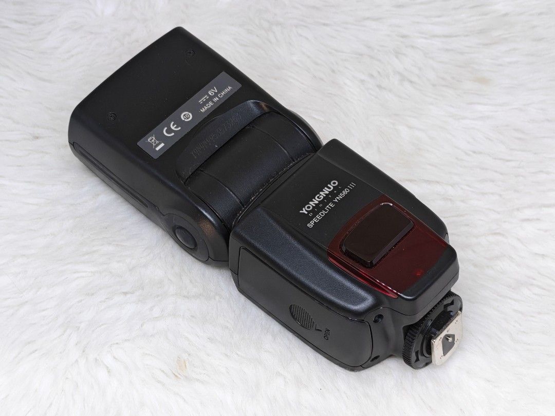 Yongnuo Speedlite YN560 III Flash universal (Category: Flashes) located in Manila. Submitted by ultimogizmos (Listing ID 1431227575, Image 1). Description: - Yongnuo YN560 III flash unit. - Built-in LCD screen and control buttons. - Tilting and swiveling flash head. - Hot shoe mount for camera attachment. 1.Support 2.4G ultra-long-range wireless flash 4.By pressing the zoom button, the flash covered range length can be altered within 24-105mm. 2.