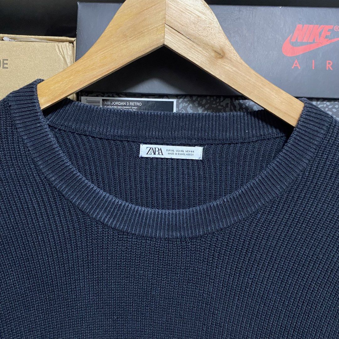 Zara Knitted Longsleeves Sweater Black (Category: Formal Shirts) located in San Pedro. Submitted by francisloots (Listing ID 1431371241, Image 3). Description: For Sale Zara Knitted Longsleeves Sweater Black US XL 30.5L 20.5W ₱480 only! All items are thrifted (So please manage your expectation/s. Color may vary due to Lighting. Can do Ship/Lalamove outside San Pedro, Laguna Add for SF if shipping or Lalamove Can do meetup around San Pedro, Laguna