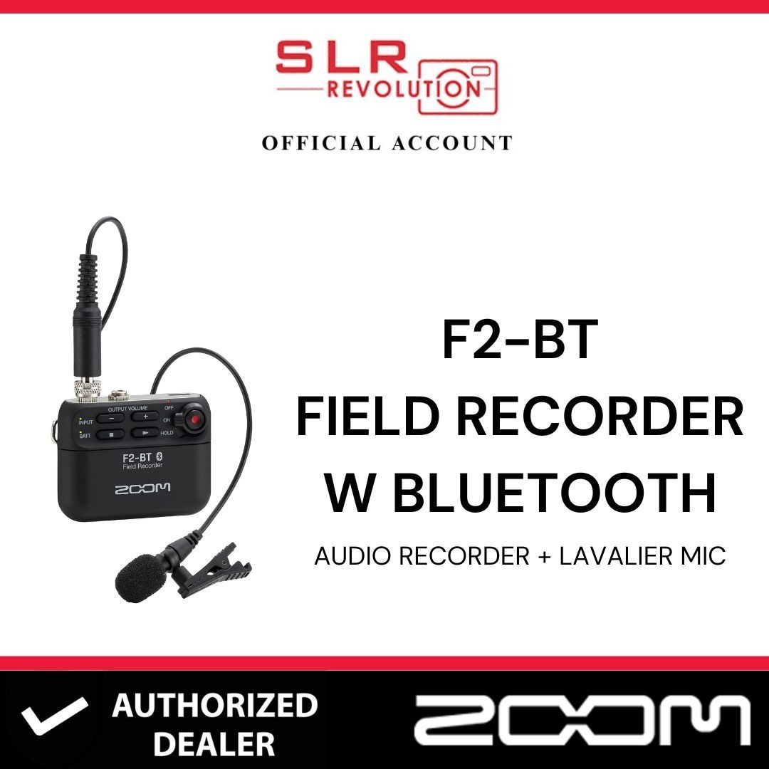 ZOOM F2-BT FIELD RECORDER WITH BLUETOOTH, Audio, Voice Recorders on ...
