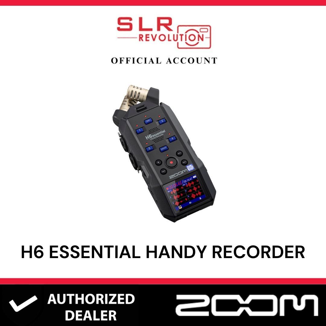 ZOOM H6 ESSENTIAL HANDY RECORDER, Audio, Voice Recorders on Carousell