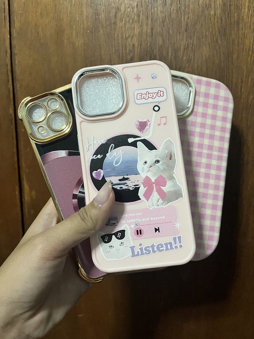 13/4 bundle case (Category: Cases & Sleeves) located in Manila. Submitted by missthrift___ (Listing ID 1431526705, Image 2). Description: fix 200 manila loc bnew cases bundle 13/14.